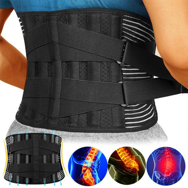Ceinture pour le mal de Dos - Ceinture de soutien lombaire réglable à double nervure - cocoonease